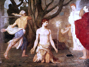  Pierre Puvis De Chavannes The Beheading of St John the Baptist - Canvas Art Print