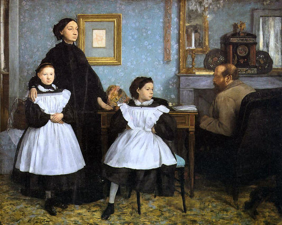  Edgar Degas The Bellelli Family - Canvas Art Print