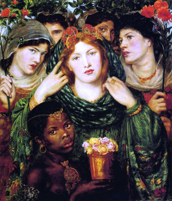  Dante Gabriel Rossetti The Beloved (also known as The Bride) - Canvas Art Print