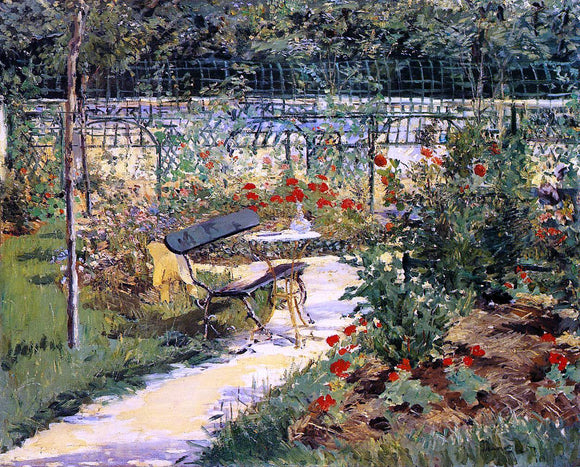 Edouard Manet The Bench (also known as My Garden) - Canvas Art Print