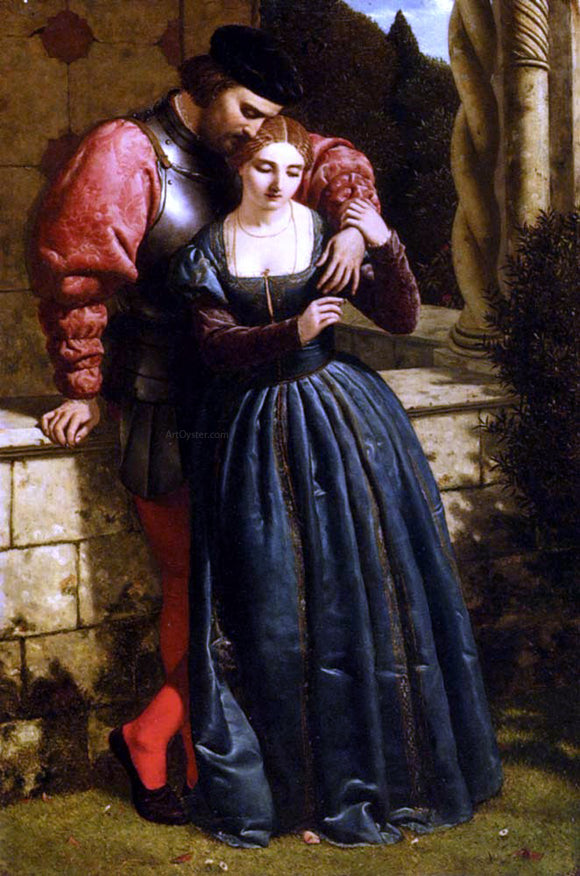 Frederick Richard Pickersgill The Betrothal - Canvas Art Print