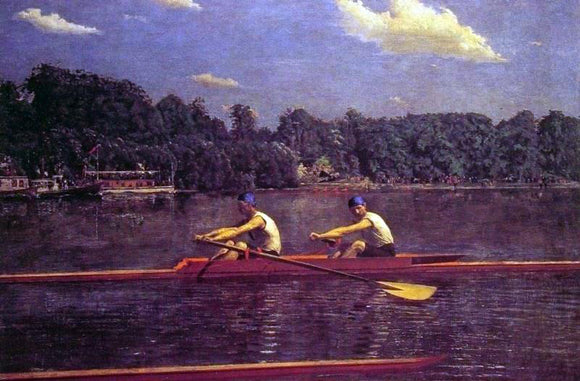  Thomas Eakins The Biglin Brothers Racing - Canvas Art Print