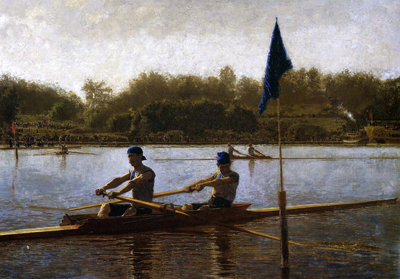  Thomas Eakins The Biglin Brothers Turning the Stake Boat - Canvas Art Print