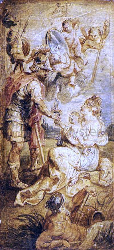  Peter Paul Rubens The Birth of Henri IV of France - Canvas Art Print