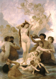  William Adolphe Bouguereau The Birth of Venus - Canvas Art Print