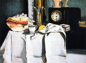  Paul Cezanne The Black Clock - Canvas Art Print