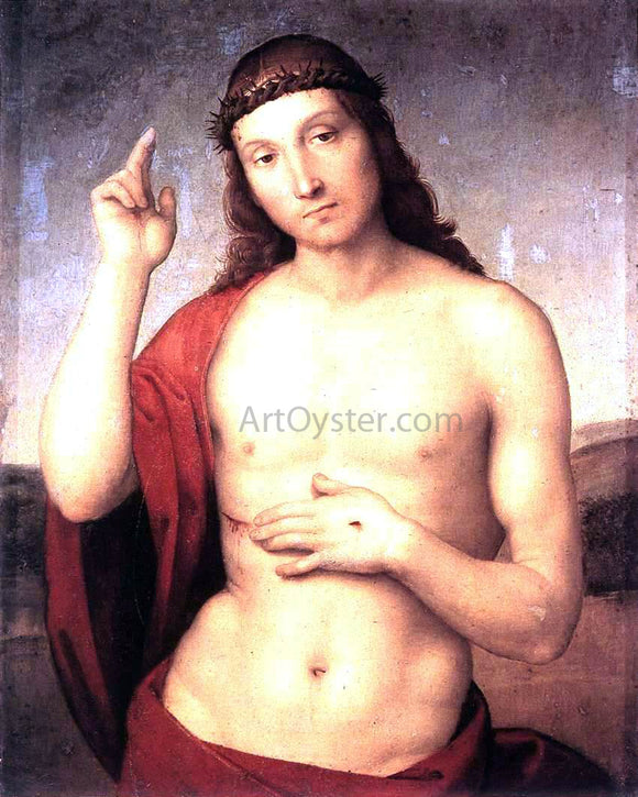  Raphael The Blessing Christ - Canvas Art Print