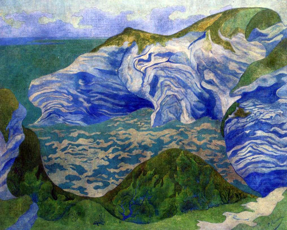  Paul Ranson The Blue Cliffs - Canvas Art Print