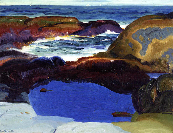  George Wesley Bellows The Blue Pool - Canvas Art Print