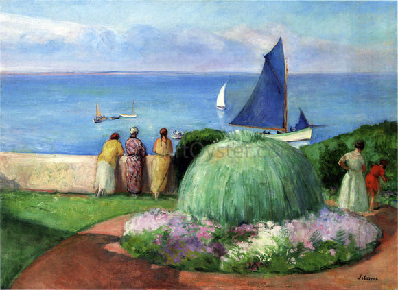  Henri Lebasque The Blue Sail at Prefailles - Canvas Art Print