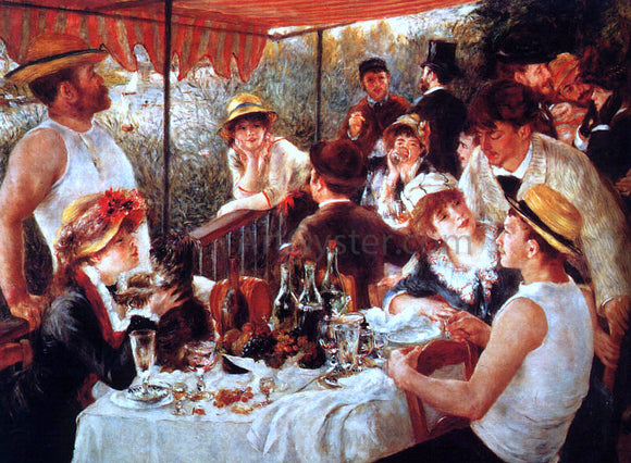  Pierre Auguste Renoir Boating Party Lunch - Canvas Art Print