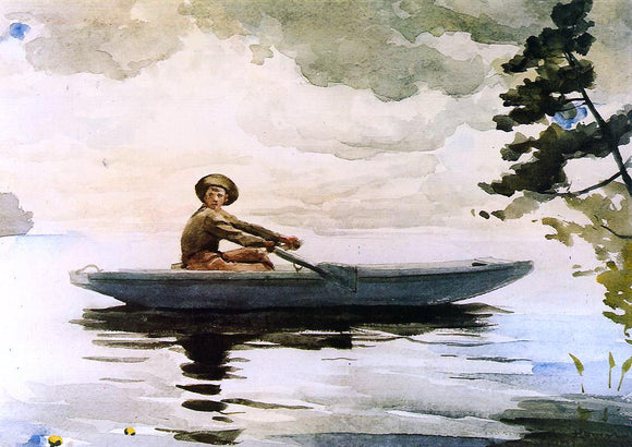  Winslow Homer The Boatsman - Canvas Art Print