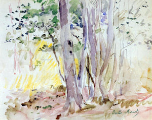 Berthe Morisot The Bois de Boulogne - Canvas Art Print