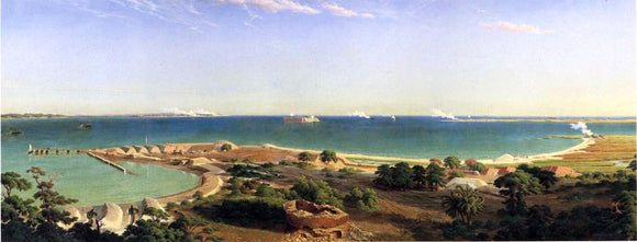  John Ross Key The Bombardment of Fort Sumter - Canvas Art Print
