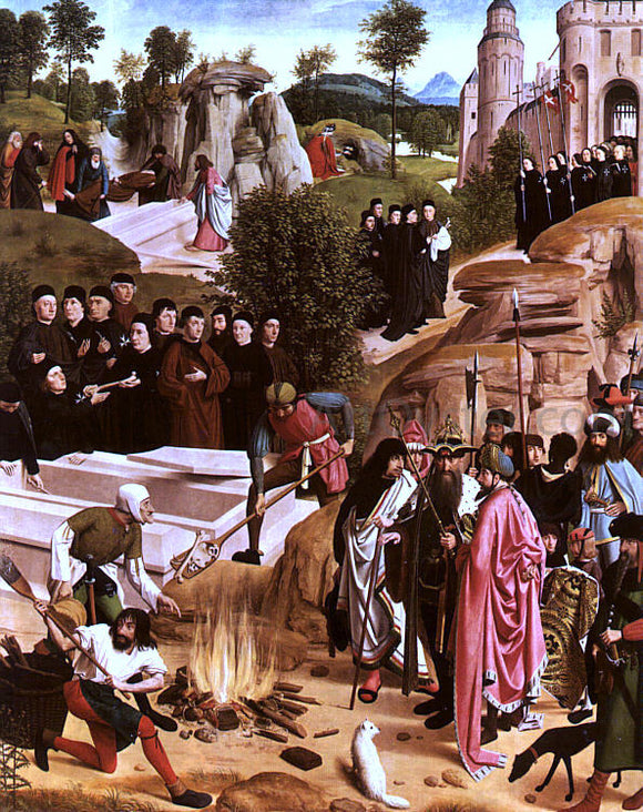  Geertgen Sint Jans The Bones of St. John the Baptist - Canvas Art Print