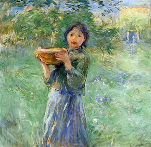  Berthe Morisot The Bowl of Milk - Canvas Art Print