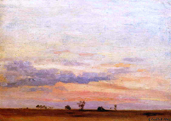  Gustave Caillebotte The Briard Plain - Canvas Art Print