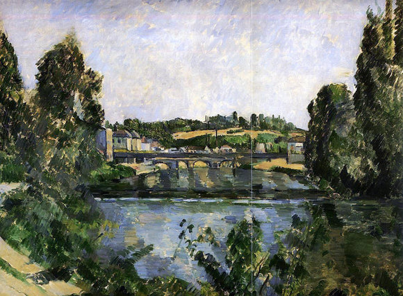  Paul Cezanne The Bridge and Waterfall at Pontoise - Canvas Art Print
