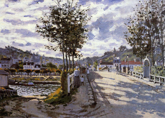  Claude Oscar Monet The Bridge at Bougival - Canvas Art Print