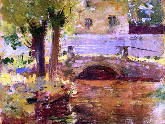  Theodore Robinson The Bridge at Giverny - Canvas Art Print