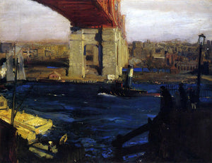  George Wesley Bellows The Bridge, Blackwell's Island - Canvas Art Print