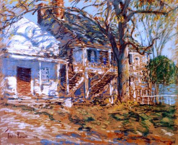  Frederick Childe Hassam The Brush House - Canvas Art Print