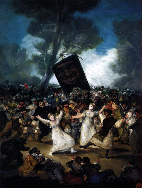  Francisco Jose de Goya Y Lucientes The Burial of the Sardine - Canvas Art Print