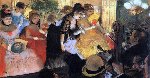  Edgar Degas The Cafe Concert - Canvas Art Print