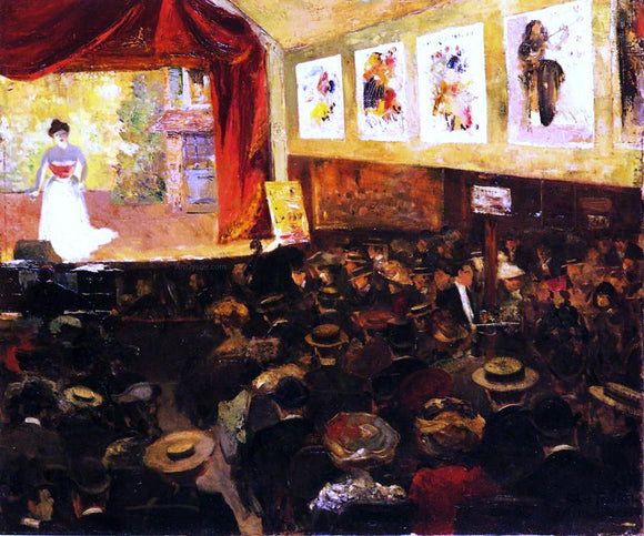  Louis Abel-Truchet The Cafe-Concert - Canvas Art Print