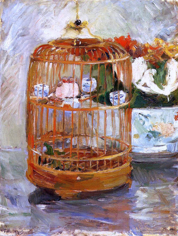  Berthe Morisot The Cage - Canvas Art Print