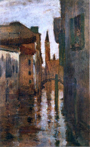  John Twachtman The Campanile, Late Afternoon - Canvas Art Print