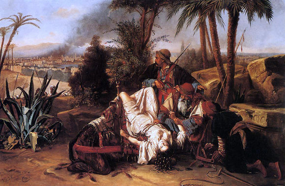  Jan Baptiste Huysmans The Captive - Canvas Art Print