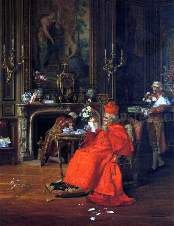  Francois Brunery The Cardinal's Birthday - Canvas Art Print