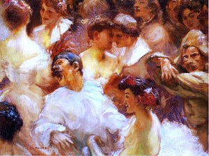  Gaston La Touche A Carnival - Canvas Art Print