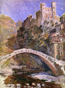  Claude Oscar Monet The Castle at Dolceacqua - Canvas Art Print