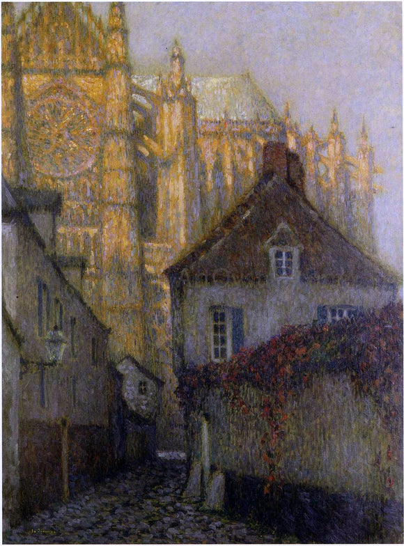  Henri Le Sidaner The Cathedral at Beauvais - Canvas Art Print