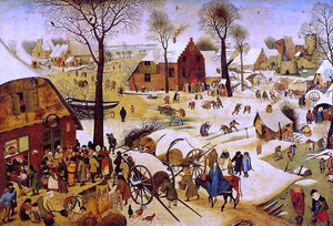  The Younger Pieter Bruegel The Census at Bethlehem - Canvas Art Print