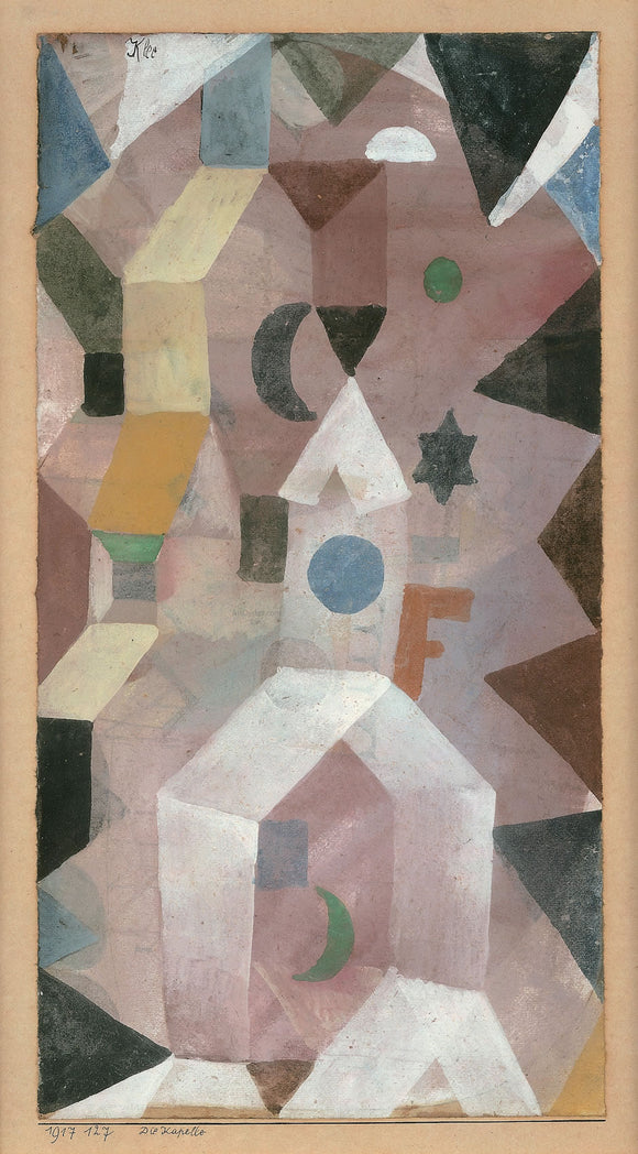  Paul Klee The Chapel - Canvas Art Print