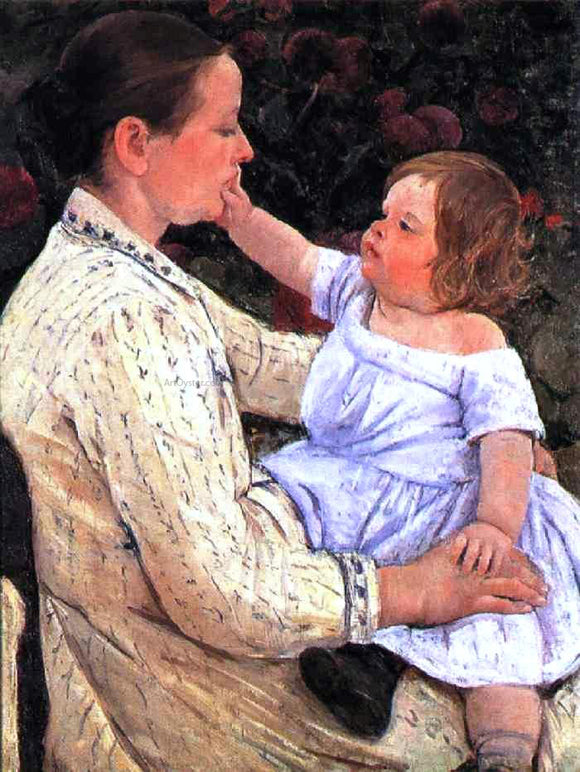  Mary Cassatt The Child's Caress - Canvas Art Print