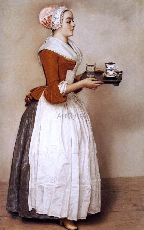  Jean-Etienne Liotard The Chocolate Girl - Canvas Art Print