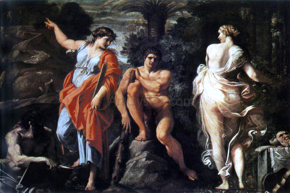  Annibale Carracci The Choice of Heracles - Canvas Art Print