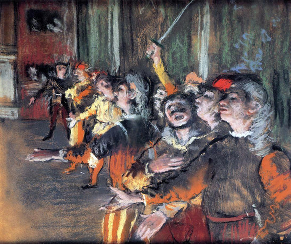  Edgar Degas The Chorus - Canvas Art Print
