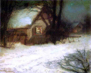  John Twachtman The Christmas Tree - Canvas Art Print