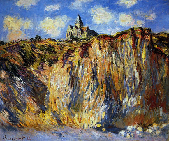 Claude Oscar Monet The Church at Varengeville, Morning Effect - Canvas Art Print