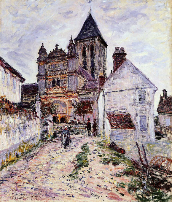  Claude Oscar Monet The Church at Vetheuil - Canvas Art Print