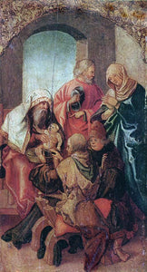  Hans Leonhard Schaufelein The Circumcision of Christ - Canvas Art Print
