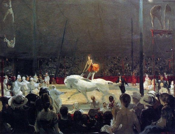  George Wesley Bellows The Circus - Canvas Art Print