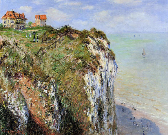  Claude Oscar Monet The Cliff at Dieppe - Canvas Art Print