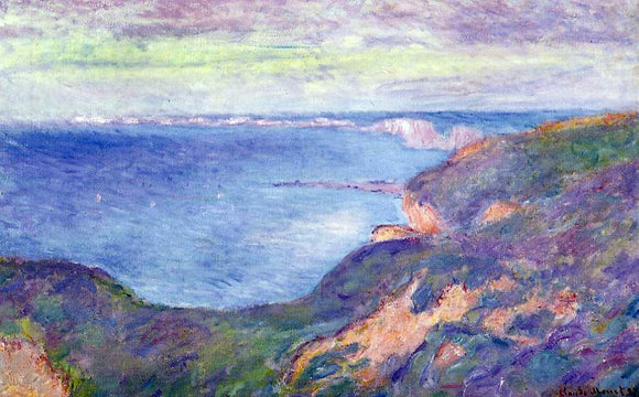  Claude Oscar Monet The Cliff near Dieppe - Canvas Art Print