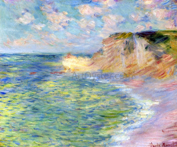  Claude Oscar Monet The Cliffs at Amont - Canvas Art Print